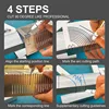 Angle Measurement Tool Multifunctional Square Tube Rounded Corner Ruler Drawing Tool Drawing Ruler Precision Arc Marking ﻿ 3