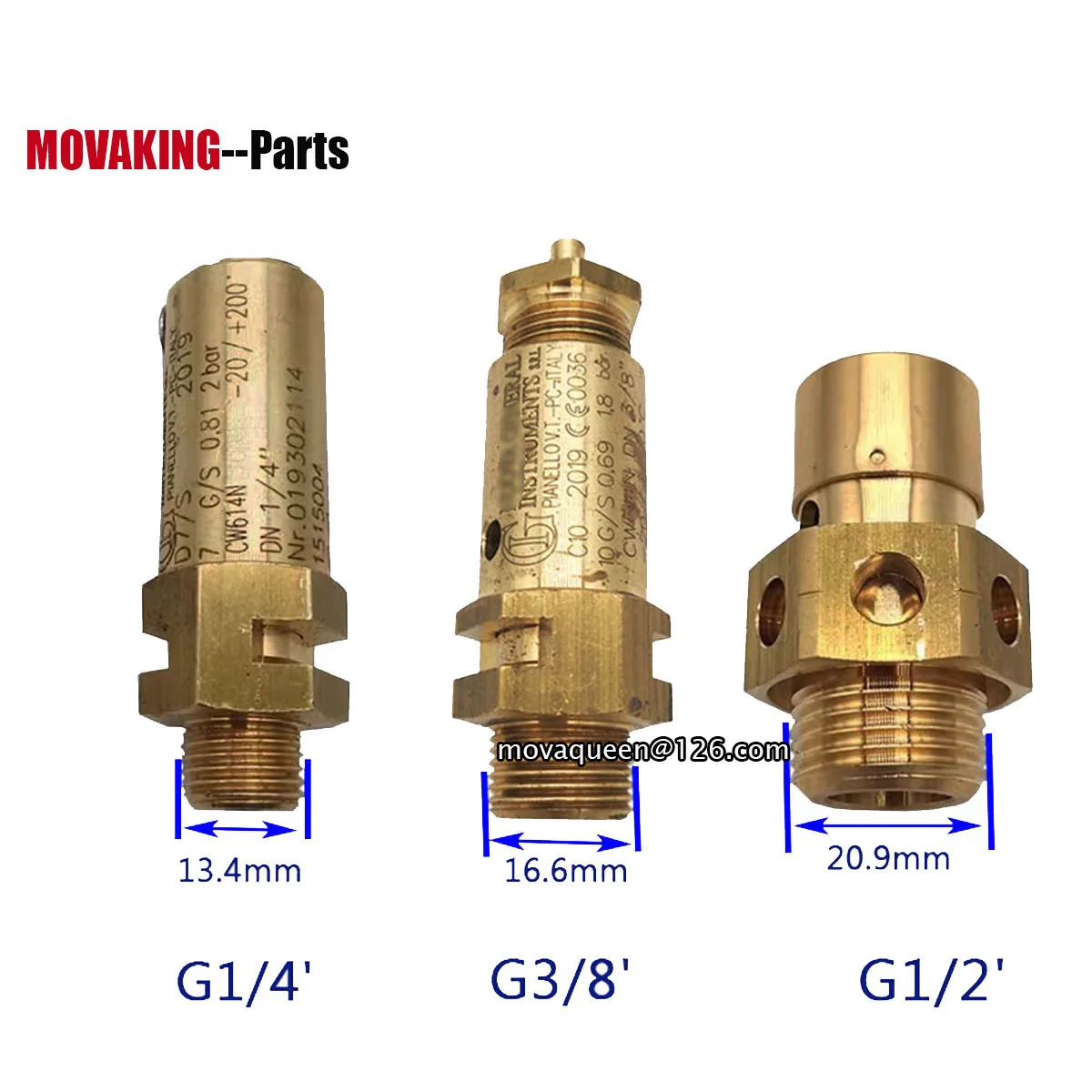 Accessori Per Macchine Per Caffè Espresso Valvola Di Pressione Della Caldaia G1/4 'G3/8' G1/2 'Per La Macchina Da Caffè Nuova Simonelli Appia Faema So