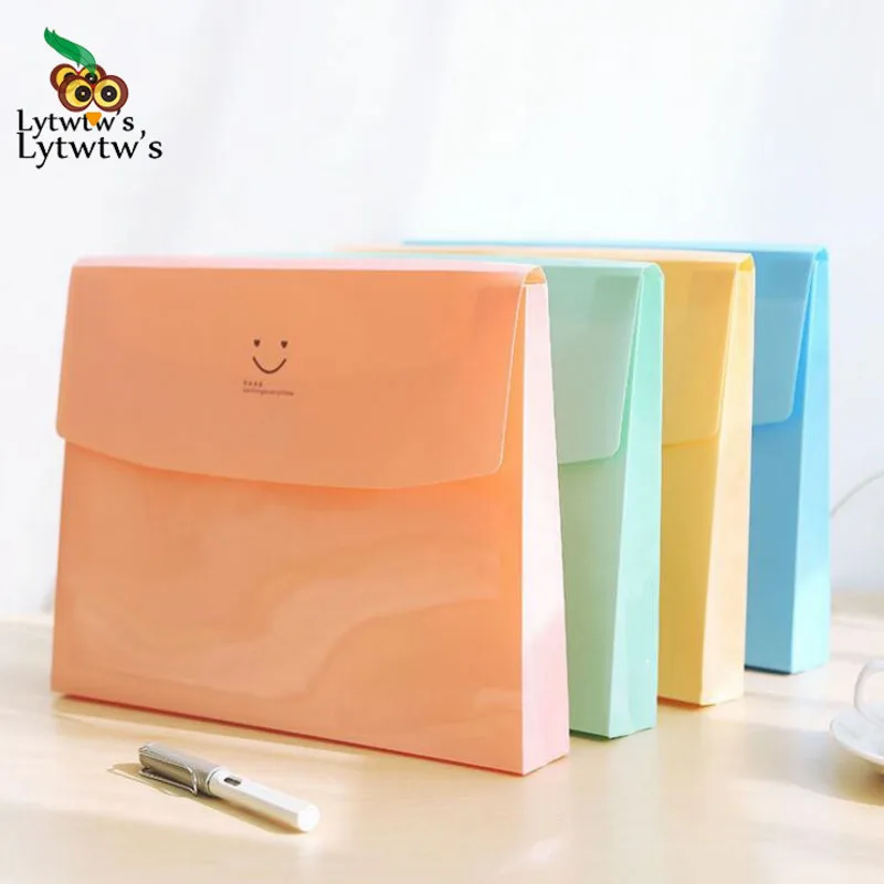 A4 File Document Bag Pouch Bill Folder Holder Organizer Fastener School Office Supplies Expanding Storages | Канцтовары для офиса