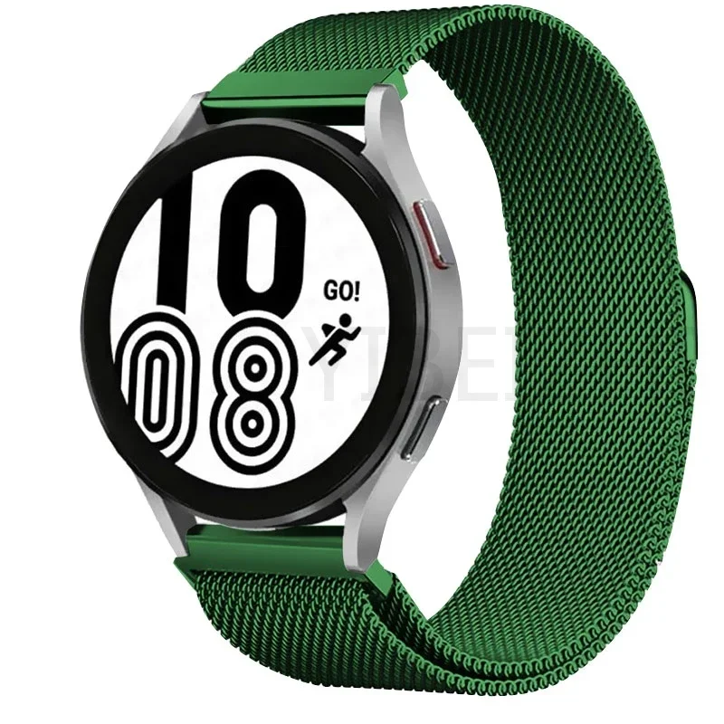 Elegant Milanese Loop Stainless Steel Watch Band, Adjustable 20mm/22mm Bracelet Strap