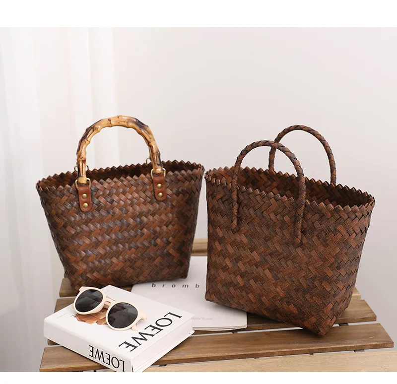 2022 new retro French straw bag all-match large-capacity woven bag