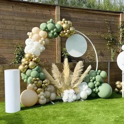Metal Circle Stand Balloon Arch Wedding Decor