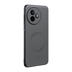 Magnetic Leather Shield Cover - High Quality Anti - Fingerprint Non - Slip PC+TPU for Redmi K80 Ultra (GRAY)