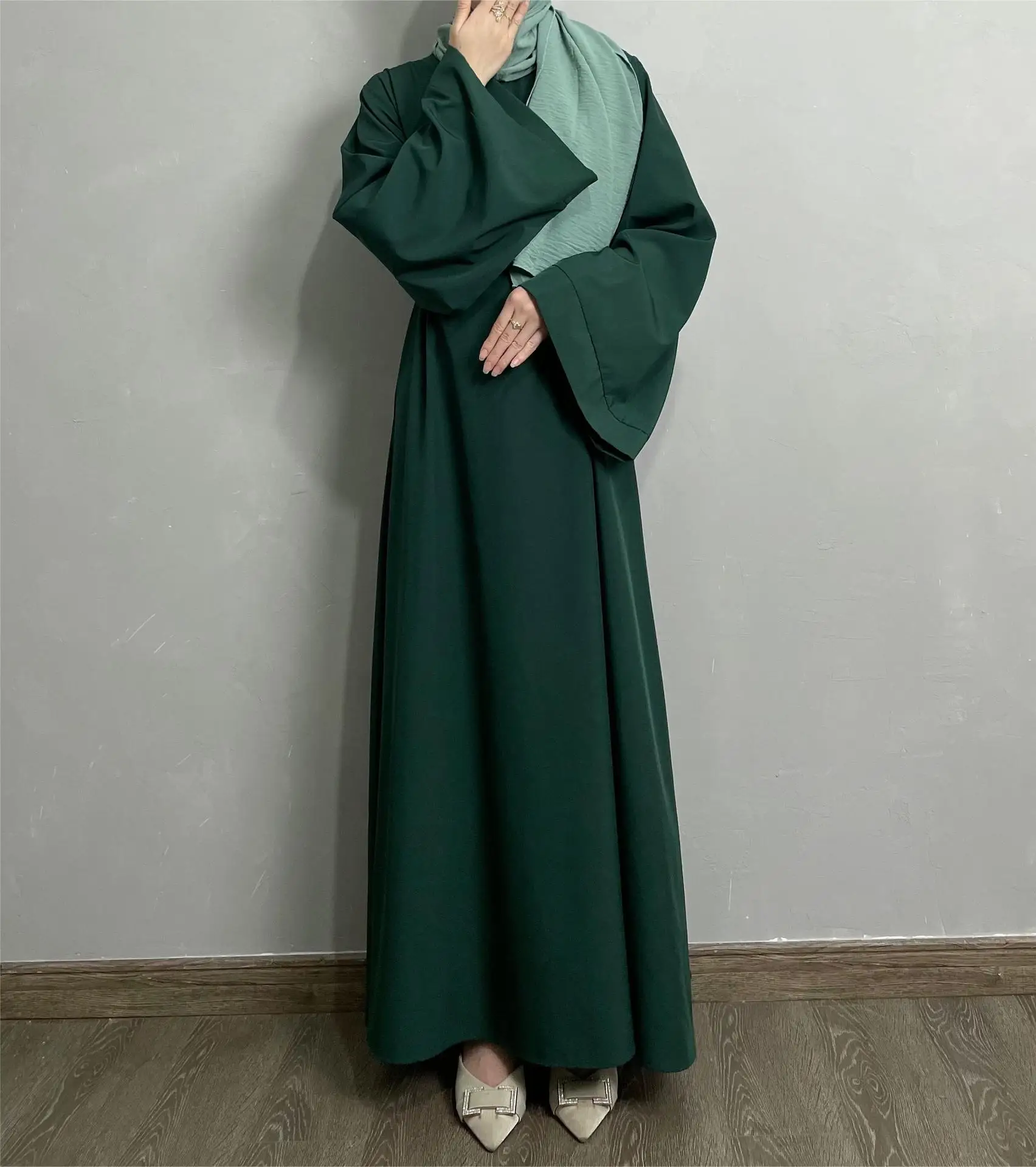 Plain Closed Abaya Dubai Hijab Muslim Dress Basic Abayas for Women African Dresses Turkey Ramadan Islamic Clothing Kaftan Robe
