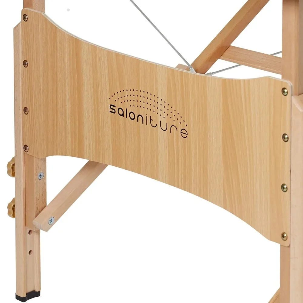 Compact Portable Folding Massage Table in Black