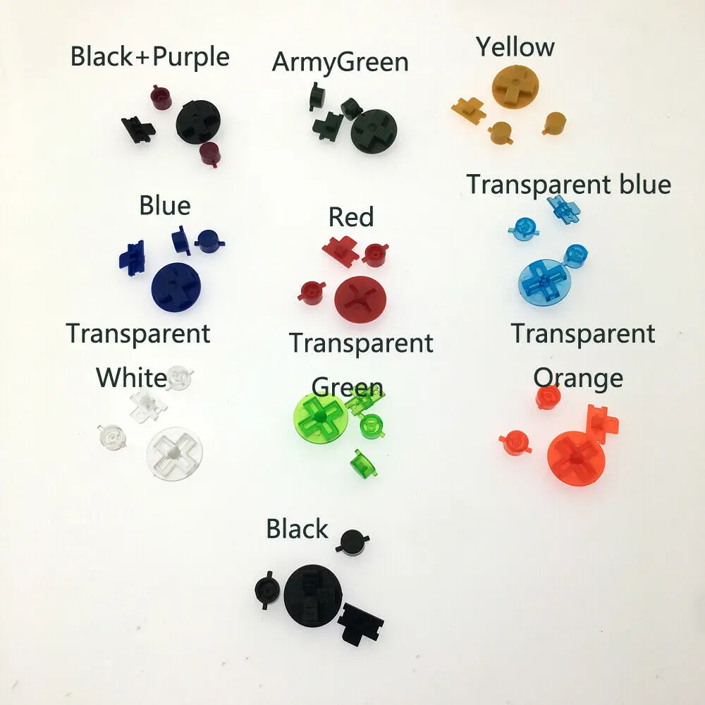 For Gameboy Classic GB Keypads for GBO DMG DIY for Gameboy A B Buttons D-pad