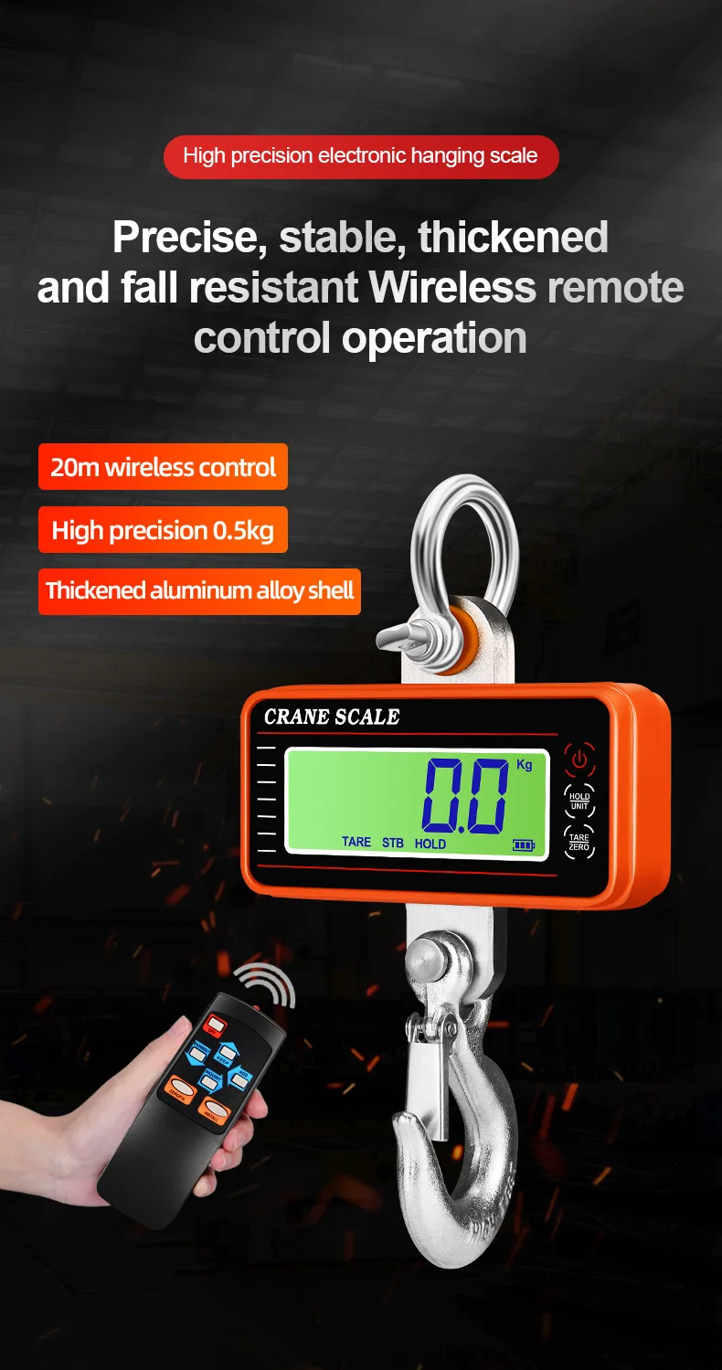 New Handheld Hanging Scale Wireless Electronic Hanging Scale High Precision Port