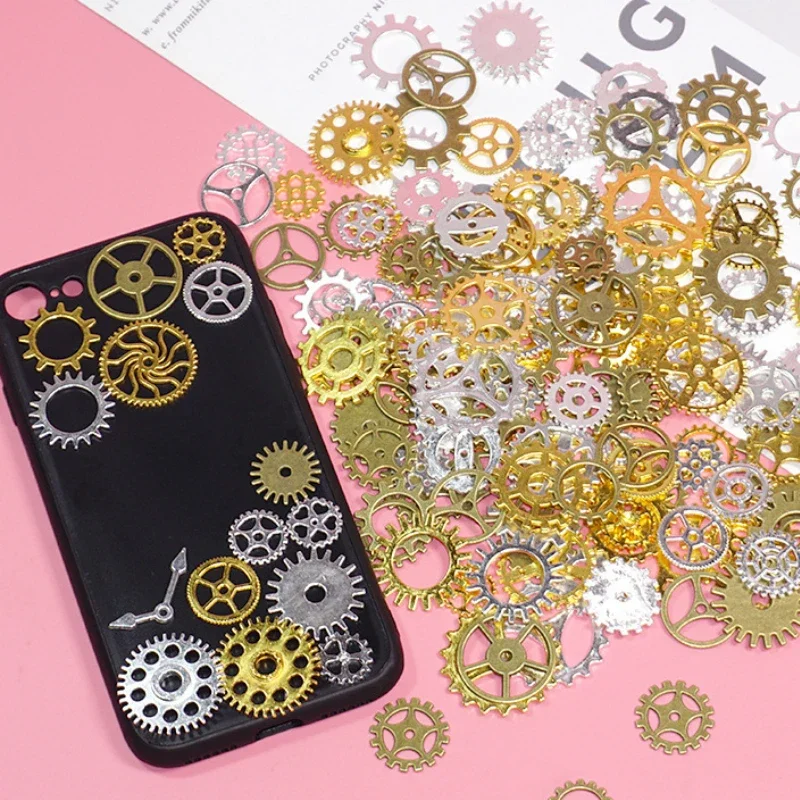Mix Alloy Mechanical Steampunk Cogs & Gears Diy Accessories 1 Pack S08