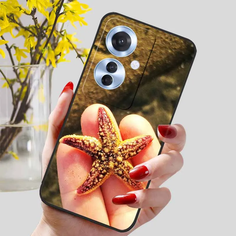 Black Marble Print Silicone Phone Cover - Fashionable Protective Shell and Soft TPU Case
