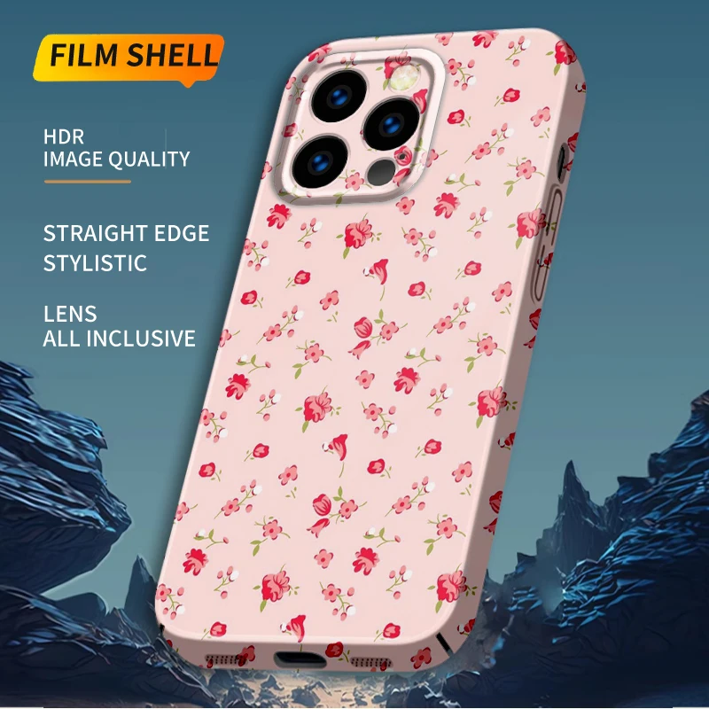 cute luxury phone case para aesthetic For iPhone 15 14 13 12 11 Pro Max x Plus XR XS Acrylic Hard Mobile Protection Phone Cases