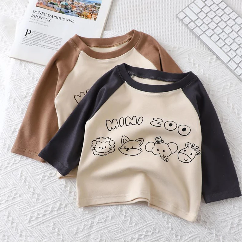 

Свитшот детский с длинным рукавом и мультипликационным принтом