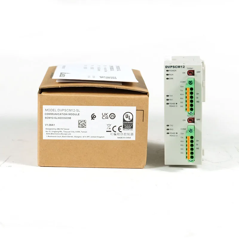 

Новый программируемый контроллер Delta SLIM Series PLC в коробке DVPSCM12-SL