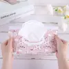 Reusable EVA Baby Wet Wipe Bag Cute Wipes Holder Case Flip Cover Snap-Strap Refillable Wet Wipe Pouch Outdoor Useful Tissue Box 4