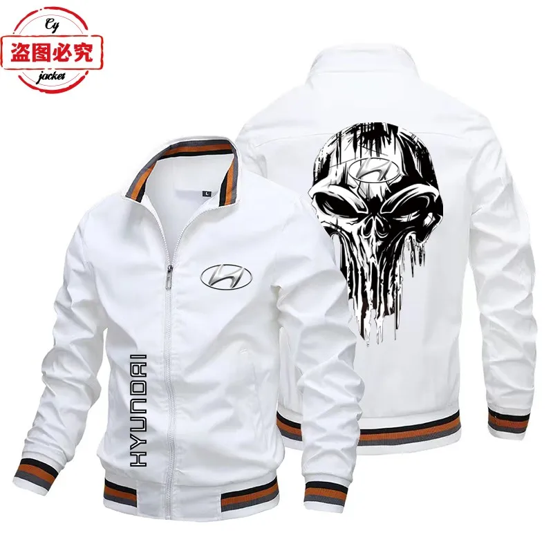 WRC Rally Modern Racing Car Logo Jacket Loose Long Sleeve Men's Top Stand-Up Neck Cardigan Jacket Group Clothing 2