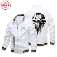 WRC Rally Modern Racing Car Logo Jacket Loose Long Sleeve Men's Top Stand-Up Neck Cardigan Jacket Group Clothing 2