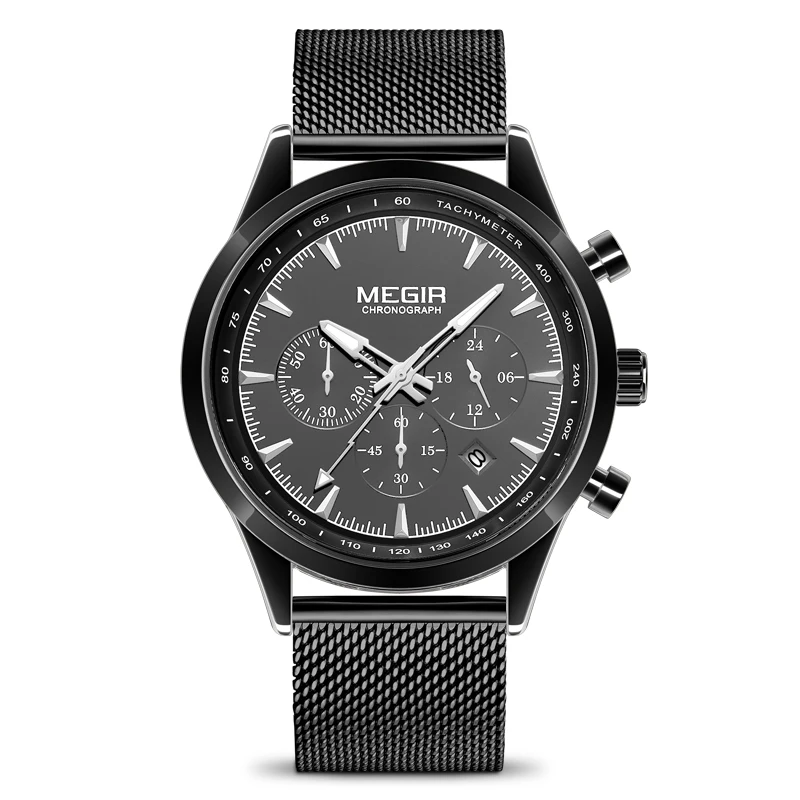 Men Watches Waterproof Quartz Wrist Watch Mesh Band Business Casual Dress Fashion Male Clock Wrist Watch relogio masculino