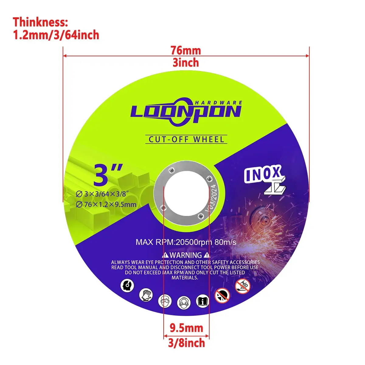 10pcs 75mm Cutting Disc Circular Resin Grinding Wheel For Angle Grinder Polishing with 1 Mounting Mandrel Cutting Disc Abrasive Wheel Grinding Disc Grinding Wheel