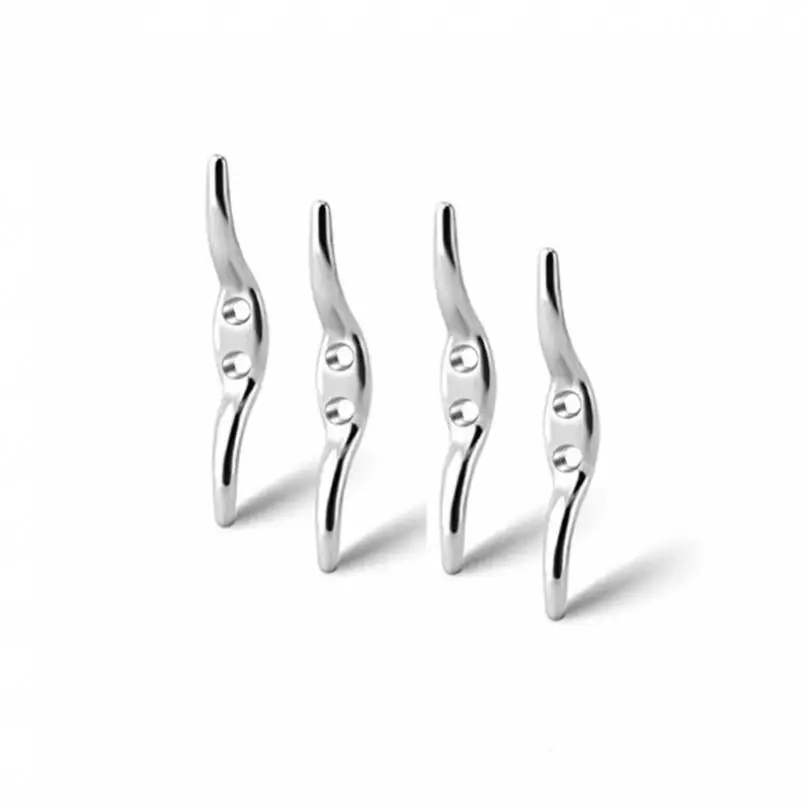 4pcs Metal Material Blind Cord Cleat for Blinds Flagpoles Awnings Blind Accessories Hooks
