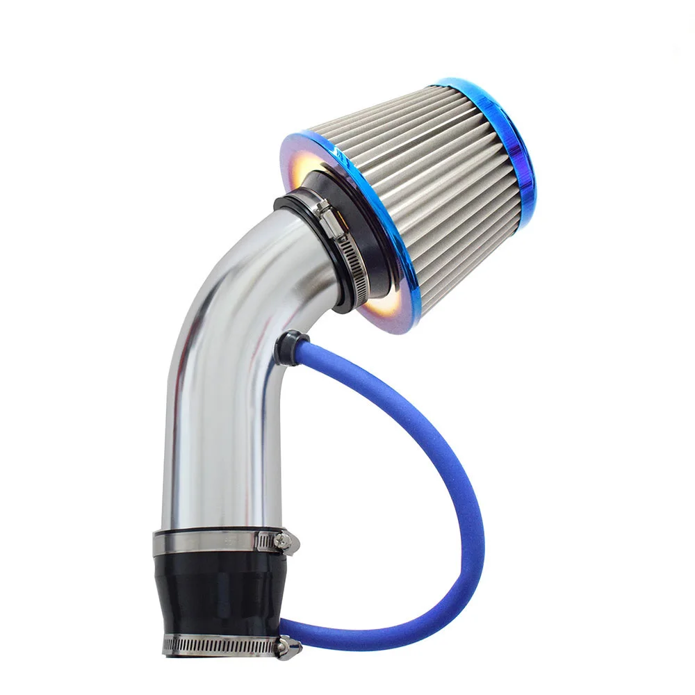 76mm Car Cold Air Intake Kit with High-Flow Filter | Air Induction System | Car Accessories
