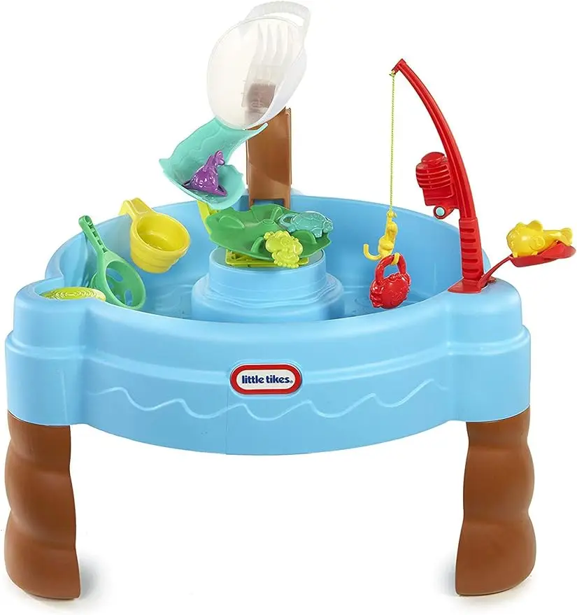 

New Fish 'n Splash Water Table Fishing Game Counting Play Fishbowl Floating Critters