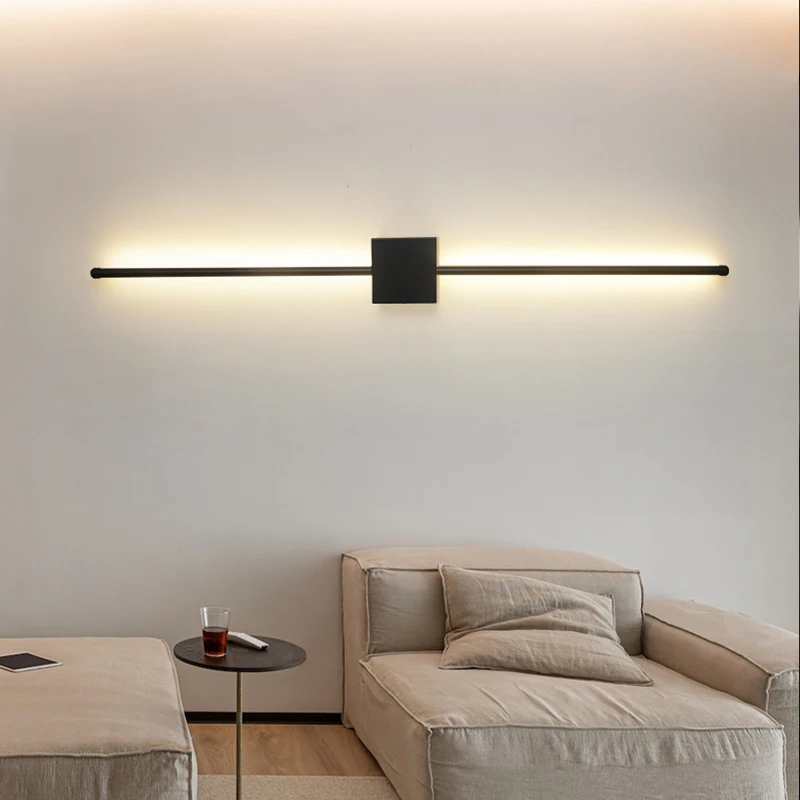 Wall Mounted Lighting Modern Minimalist Wall Lamp l-Shaped Aluminum Frame Living Room Bedroom Hallway Home Decor