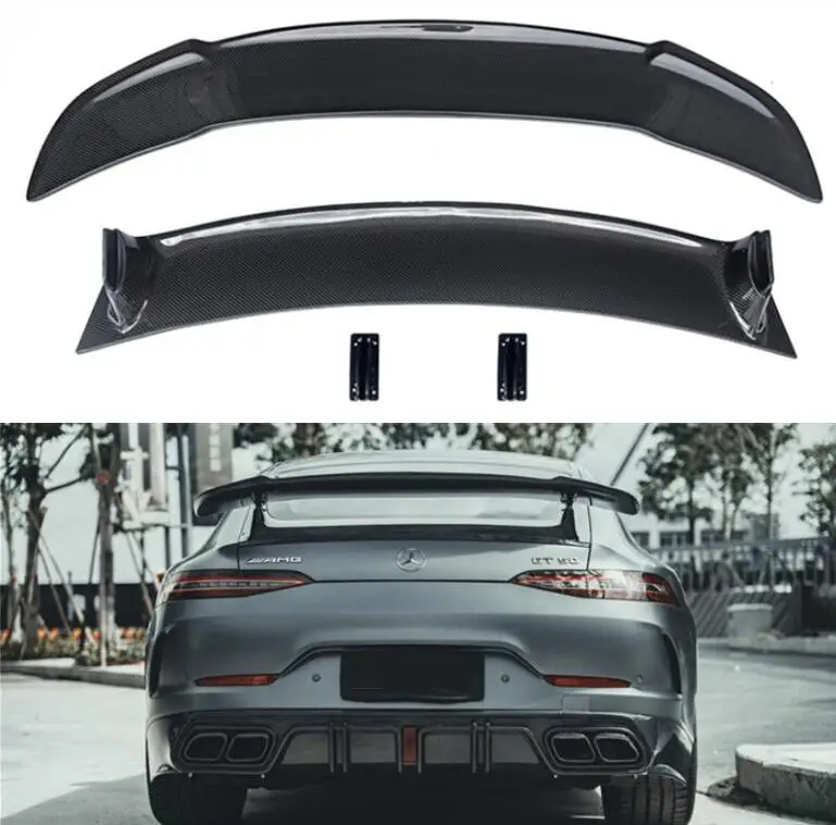

REAL CARBON FIBER REAR WING TRUNK LIP TAIL SPOILER FOR Mercedes Benz AMG GT50 GT53 GT63 GT63s 2019 2020 2021 2022 GT Style