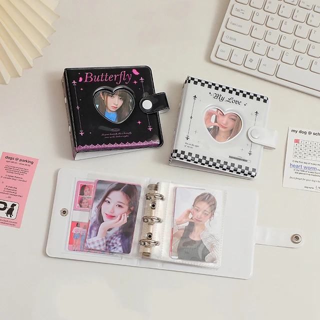 Ins Kártya Kötőanyag Kpop Photocards Holder Idol Card Book Love Photocard Protector Instax Album Polaroid Binder Down Cart - Image 2