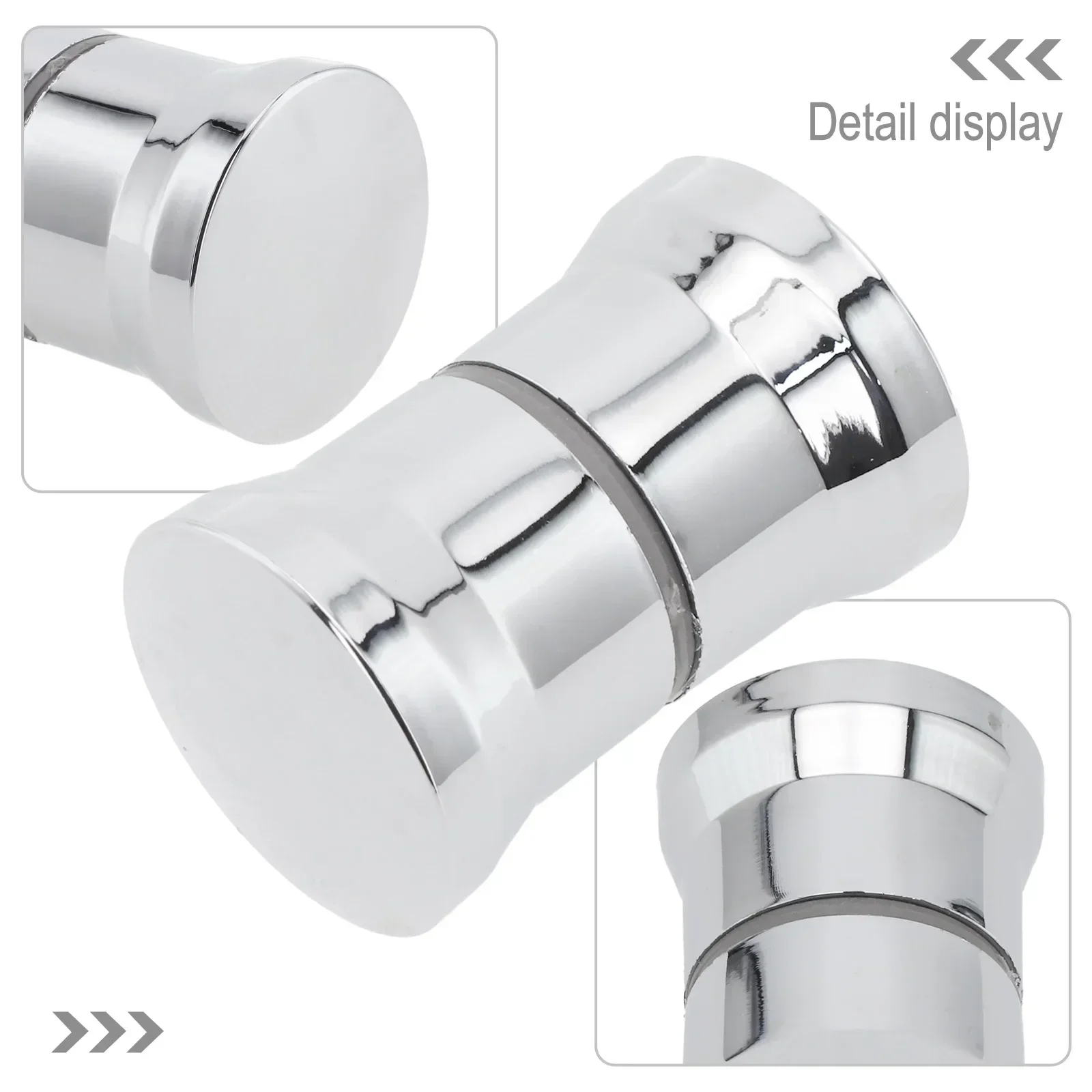 1pc ABS Single Hole Shower Glass Door Handle door handles cabinet handles shower handle shower handles Wine Cabinet Handle Bathroom Glass Door Replacement Home Hardware