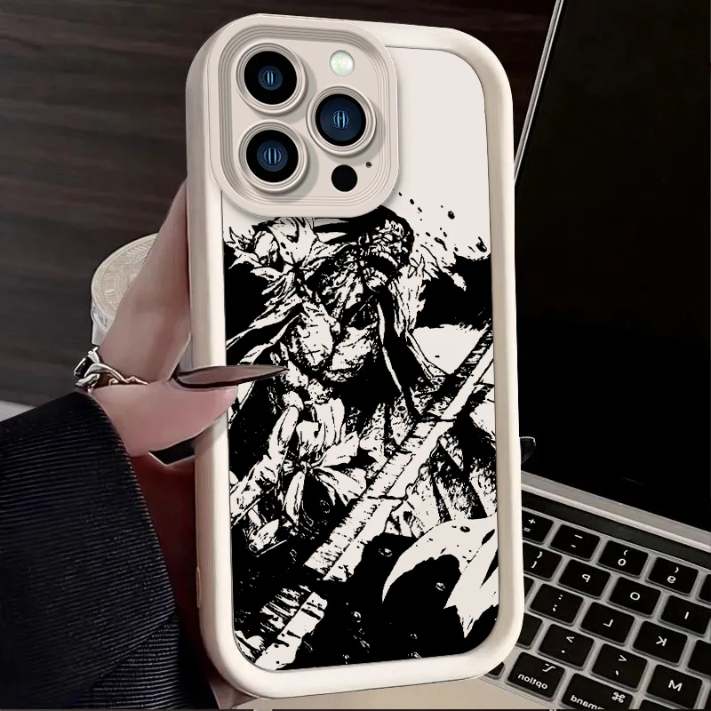 Bleach Anime Liquid Soft Silicone Shockproof Phone Case Cover