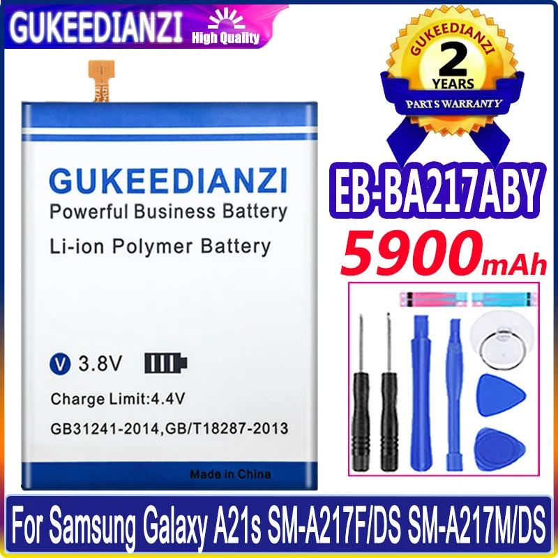 

EB-BA217ABY Battery 5900mAh For Samsung Galaxy A21s A12 Bateria For Galaxy SM-A217F SM-A217M A217DS High Capacity Replacement B