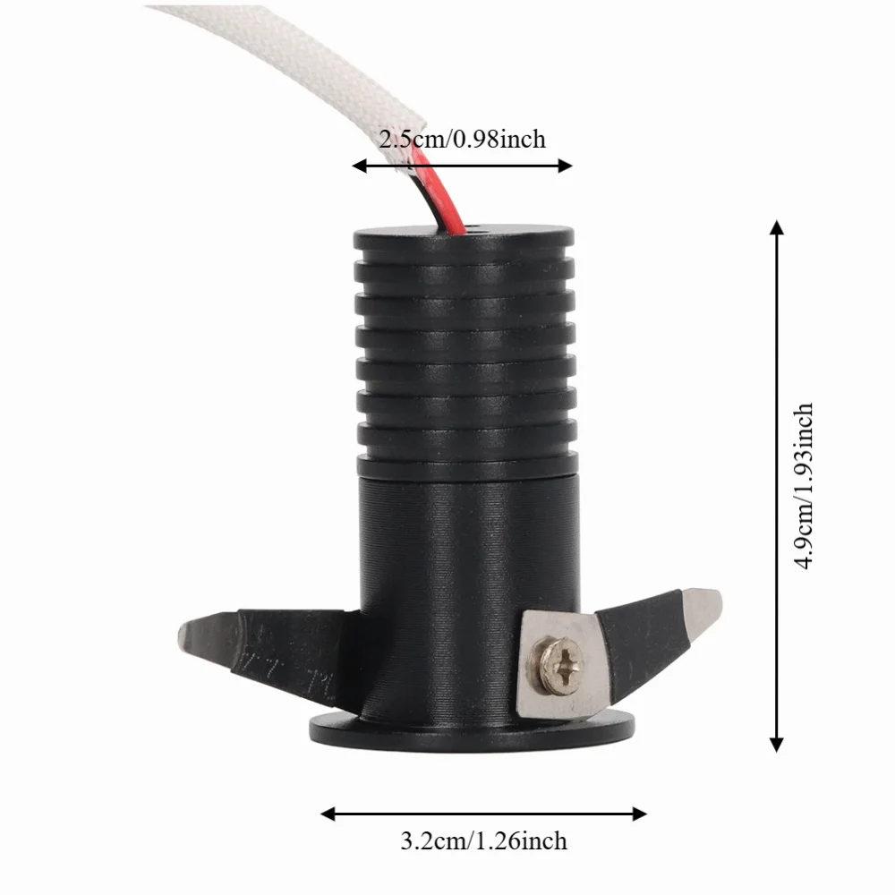 3W LED 매립형 스포트라이트 AC 85-265V 알루미늄 언더 캐비닛 조명(LED 드라이버 포함) 미니 다운라이트 가구 쇼케이스