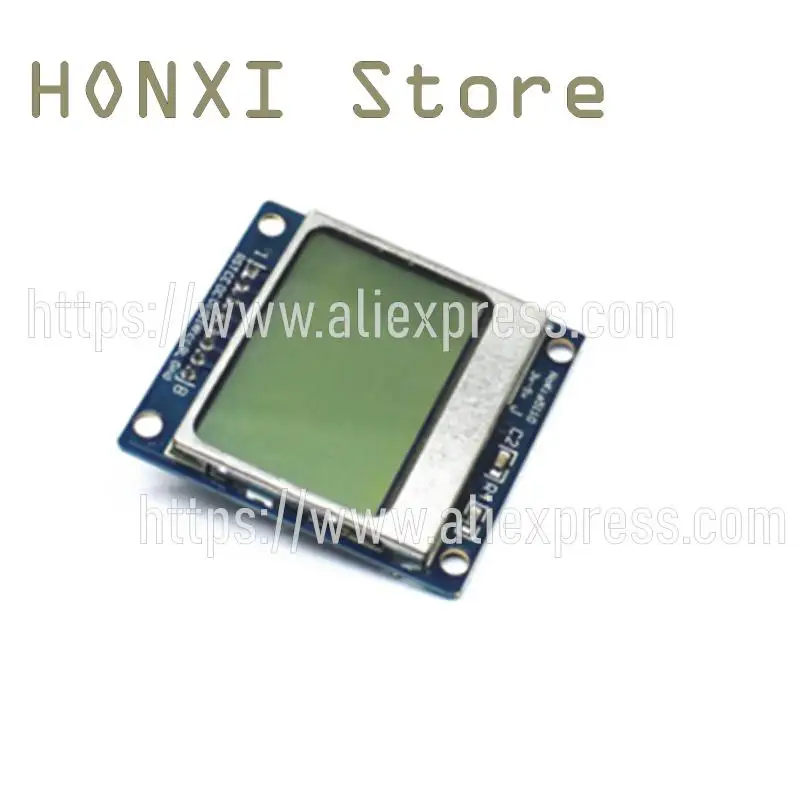 1PCS Blue MCU development board with 5110 LCD LCD module is compatible with 3310 LCD