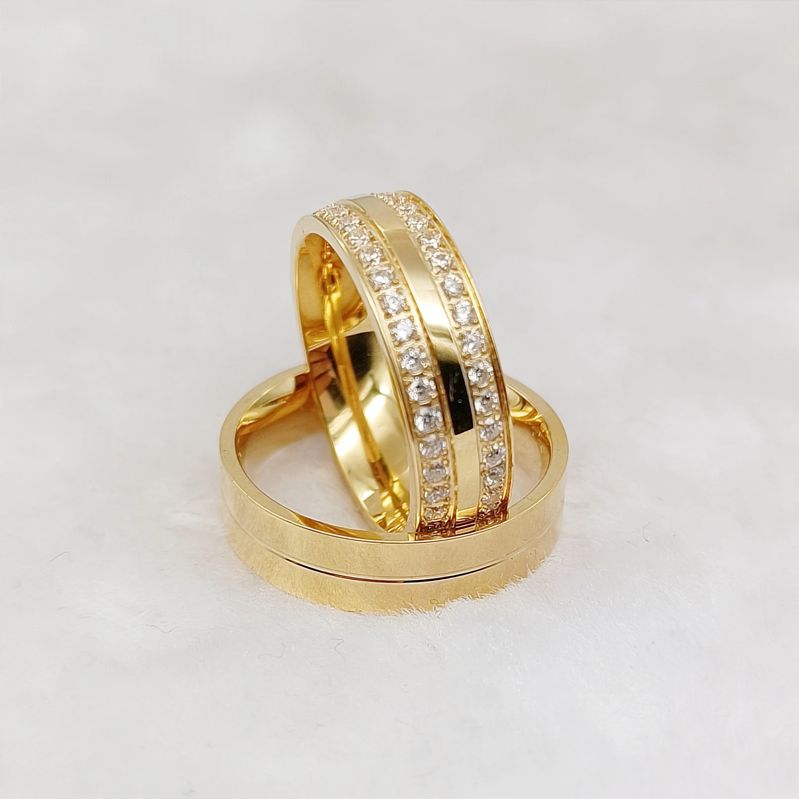 Pure Gold Ring For Women Real 24K Solid Yellow Gold Ancient Crafts Can  Engrave | eBay