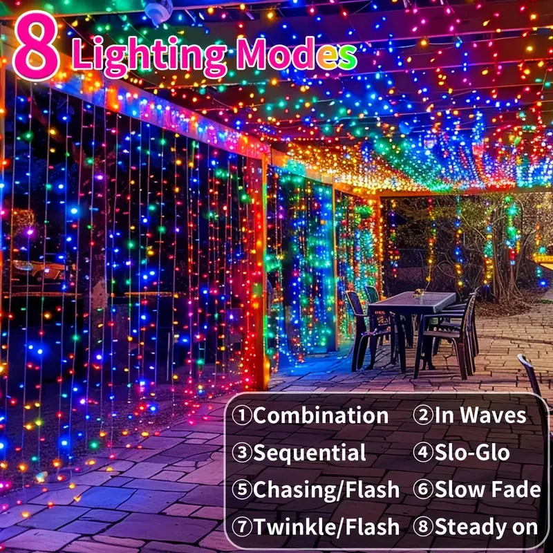 Solar Curtain Light Size Options