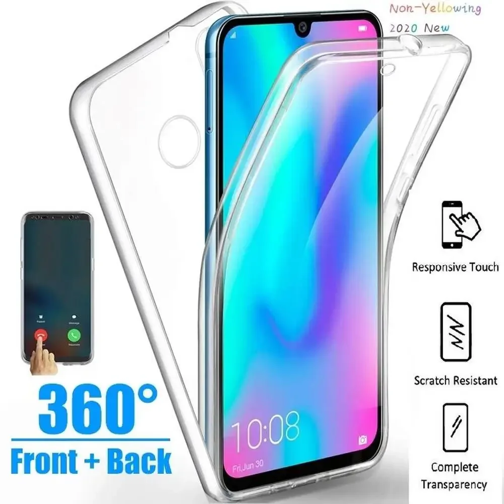 360 Full Case For Huawei Honor 20 10 Lite 9X Pro 10i 20i 8X 9C Y9S P20 P30 P40 Lite E Double Sided Case Protection Cover Cases