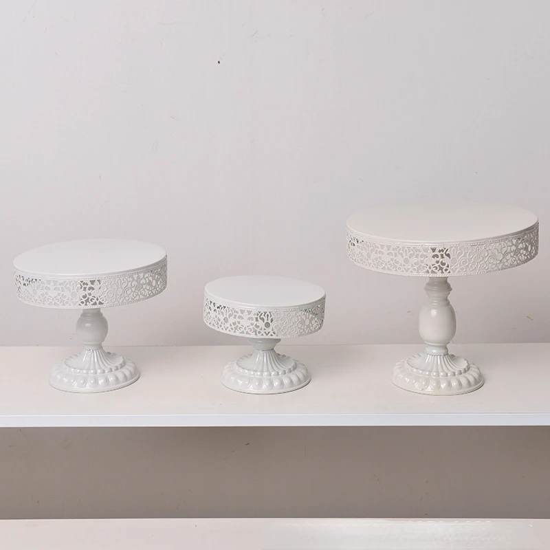 Cake Stands Weddings Metal Food Display Racks White Cake Stands