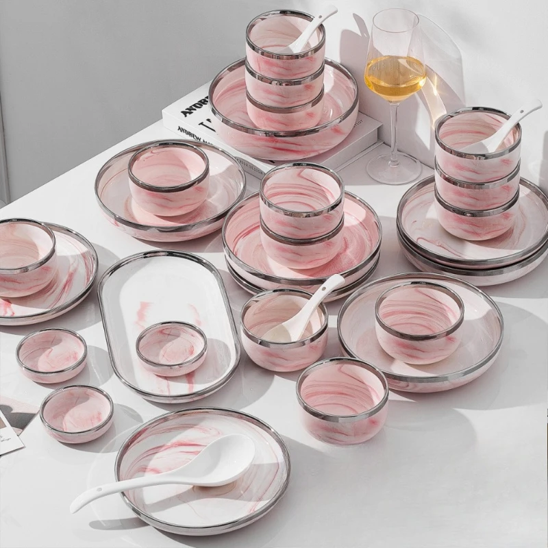 ️ أطقم أطباق عشاء فاخرة 23 قطعة – ل4 أشخاص – تصميم...