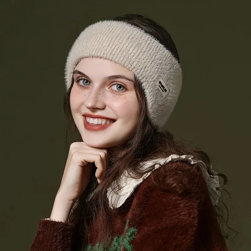 One-Piece Warm Earmuffs for Men and Women Autumn and Winter Outdoor Sports Cycling Running Windproof Coldproof Ear Protection Plush warm earmuffs