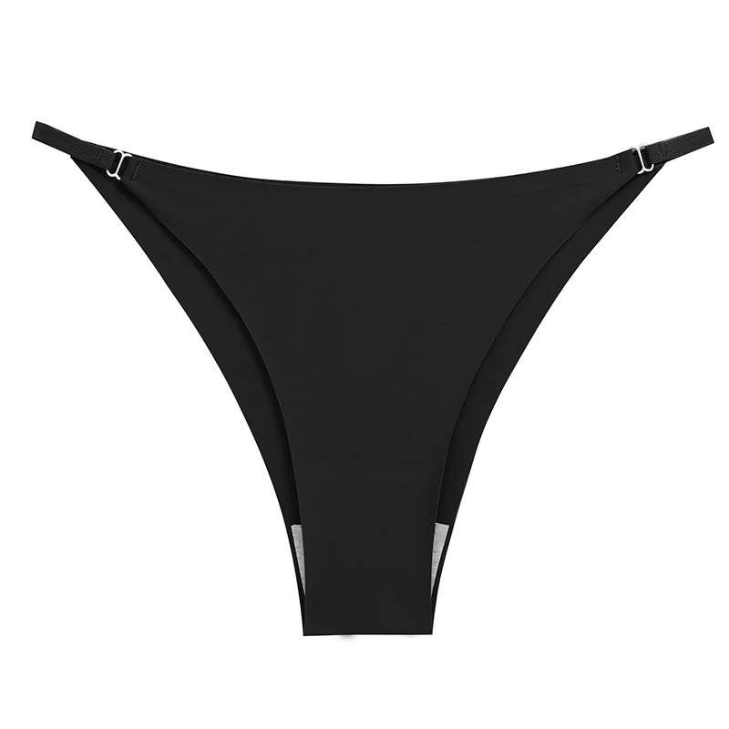 Sexy Wide Band Women's Underwear Bikini Ultra-thin Breathable G-String  Thong for Woman Smooth Skin-friendly Female Thongs