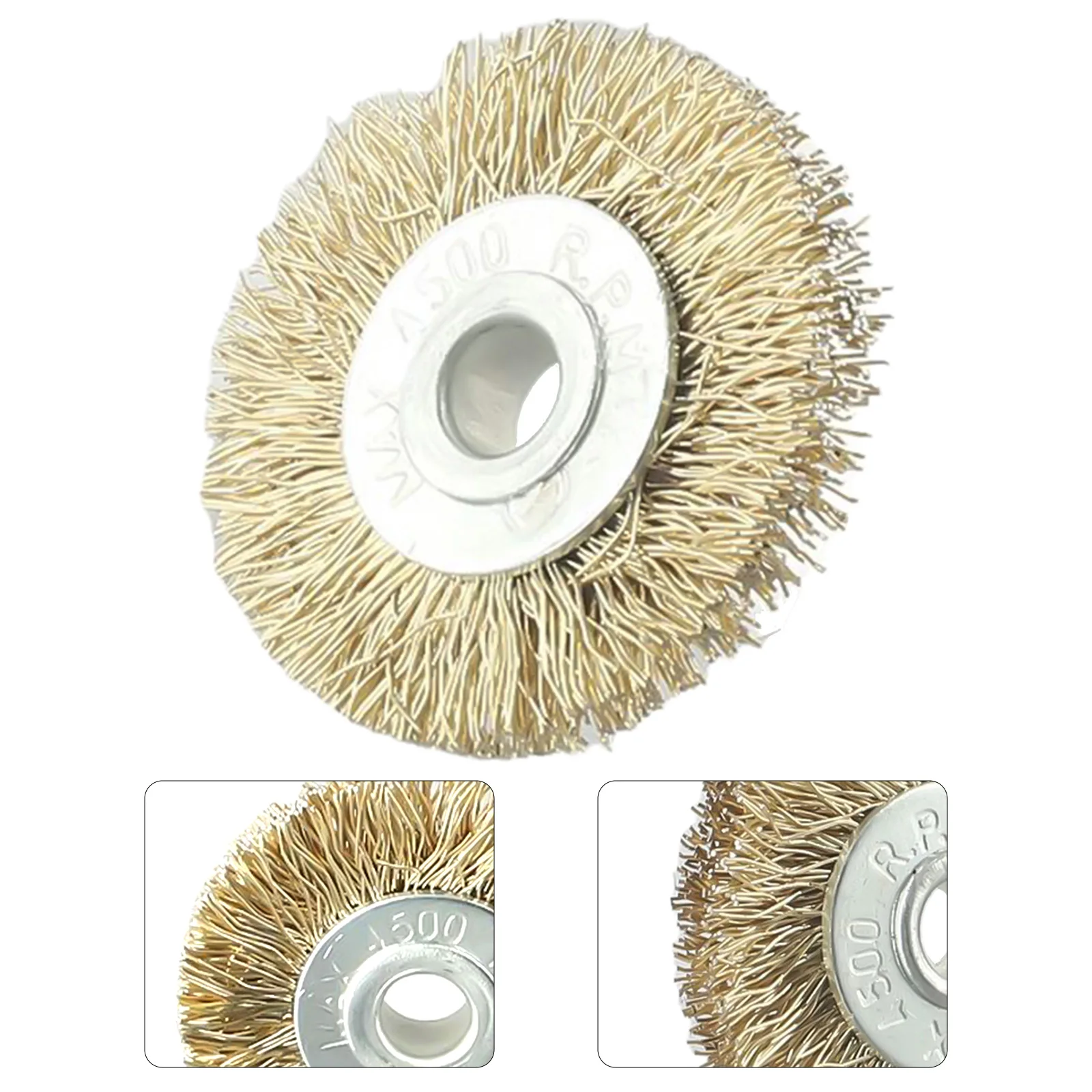 Use On Portable Tools Wheel Brush Crimped Wire Wire Portable Tools Removal Set Stainless Steel 0.3mm 38x6mm 50x6mm 65x6mm