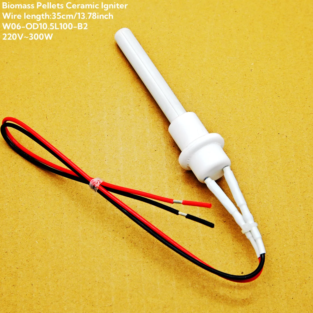 Universal 230V300W wood pellet furnace igniter with ceramic ignition rod for fast ignition and long service life
