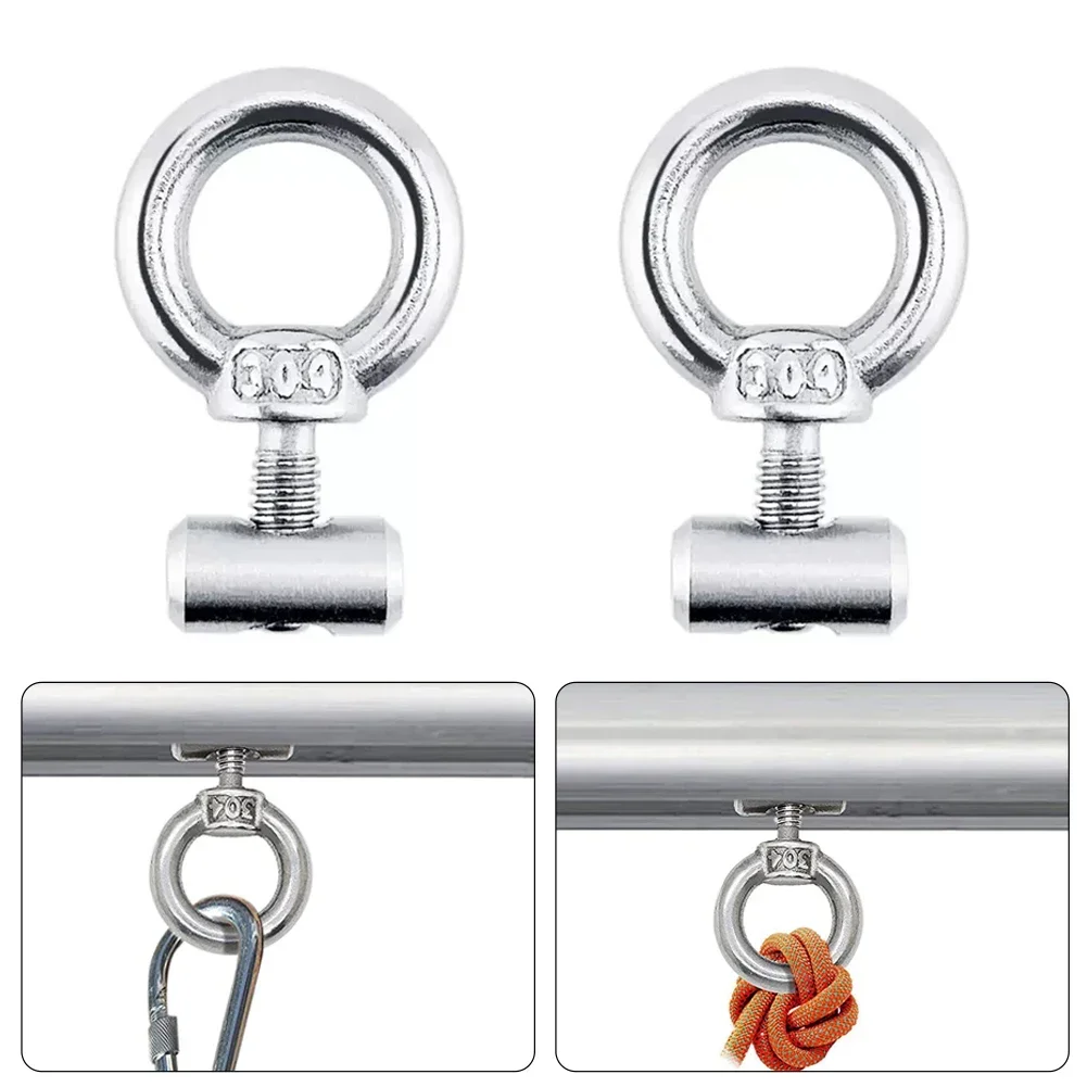 M4 M5 M6 RV Caravan Awning Rail Stoppers Stops Motorhome Campervan Silver Stainless Steel Camper Parts 2Pcs