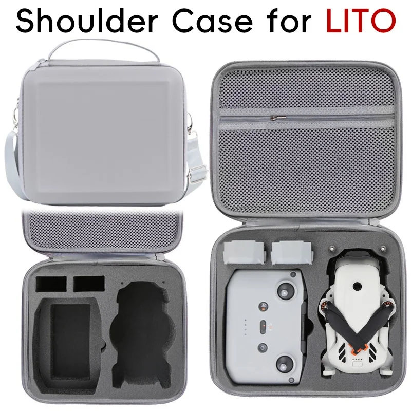 DJI Lito X1 Lito1용 PU 보관 가방 어깨끈이 있는 방진 및 충격 방지..