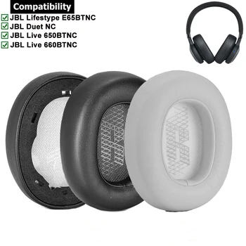 Cuscinetti auricolari di ricambio per JBL Lifestyle E65BTNC Live 650BTNC Tune 660BTNC Duet NC cuffie con cancellazione del rumore