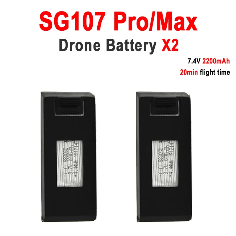 ZLL SG107 Max Original Drone Battery 7.4V 2200mAh 20min