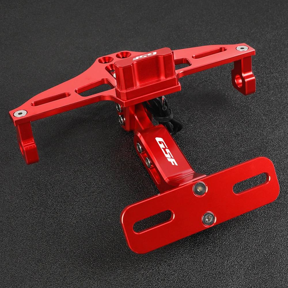 

FOR SUZUKI GSF 1250 1200 650 GSF1250S BANDIT 1250 600 250 650 N/S Fender Eliminator Adjustable License Plate Holder Bracket LED