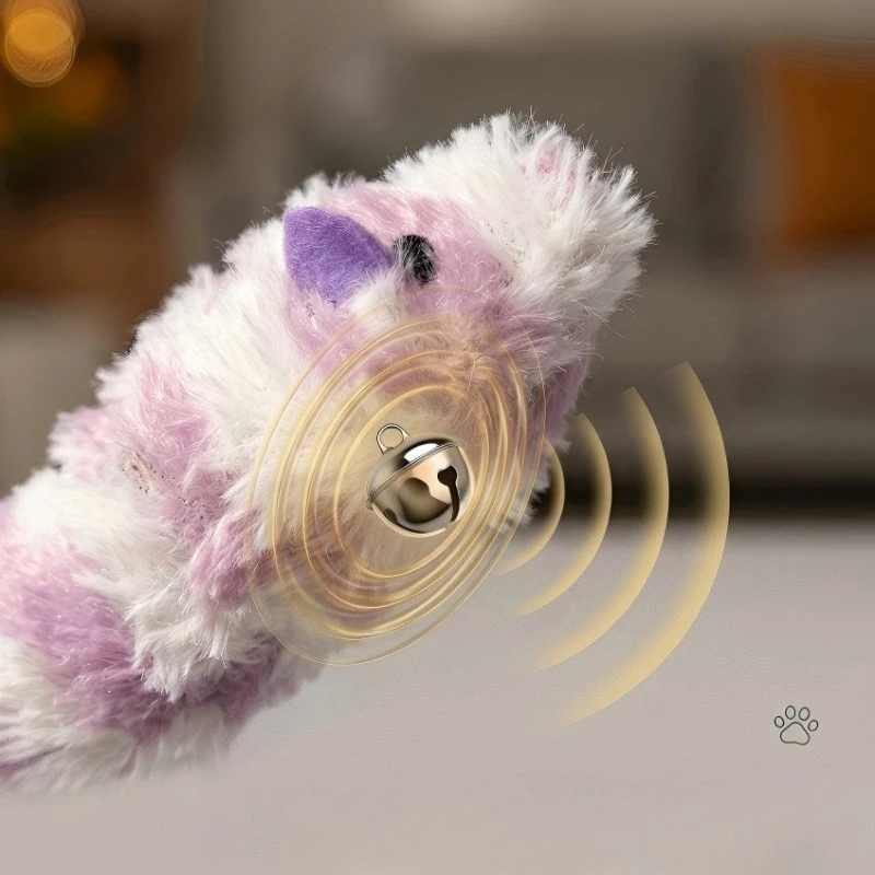 Deluxe Interactive Plush Mouse Cat Toy - Bite Resistant & Squeaky Self-Entertainment Plaything