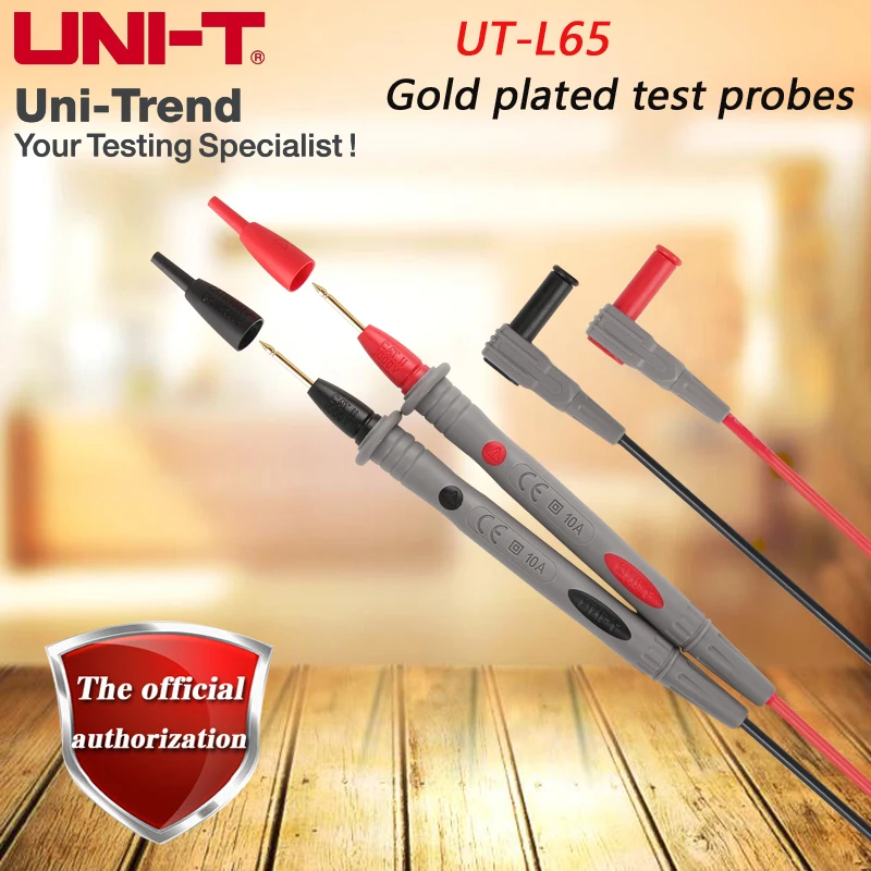 

UNI-T Gold plated test probes UT-L65 ;10A multimeter pen
