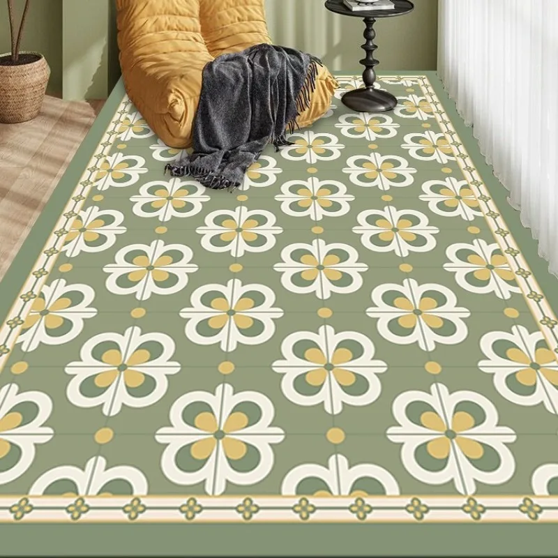 Balcony Mats Kitchen Floor Mat PVC Waterproof Sun-proof Carpet Leather Non-slip Dirt-resistant Rug Wear-resistant Ковер 러그 Tapis 3