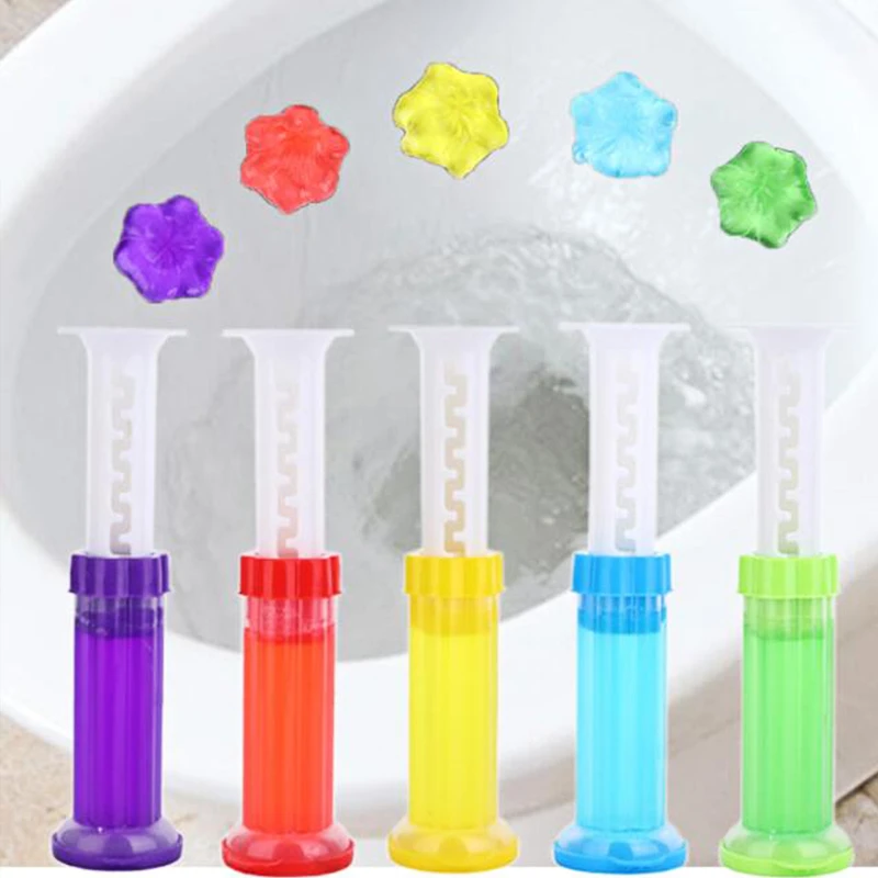 

Toilet Cleaner Gel Deodorant Air Freshener Aromatic Flower Needle Detergent Flower Toilet Fragrance Deodorant Bathroom Cleaning